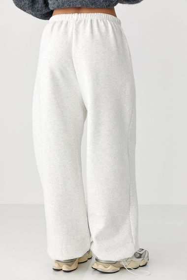 Спортивні штани з плюшевим начісом - світло-сірий цвет, XL (є розміри) | Зображення 1