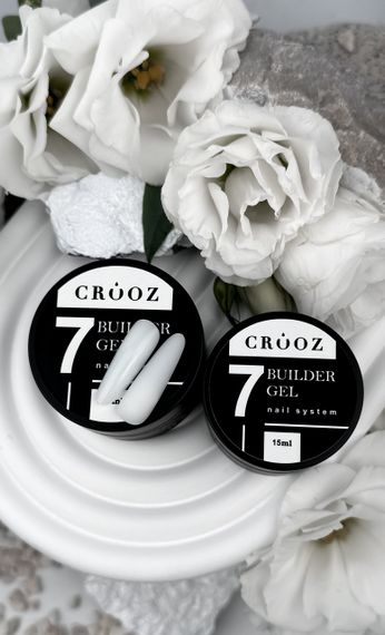 Гель для нарощення нігтів Crooz Builder gel 07 (молочний) 15мл | Зображення 3