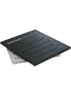 Полка MIRSAN регулируемая 19&quot; 1U 450-540,  RAL 7035 (MR.HRM1U45.02) | Зображення 2