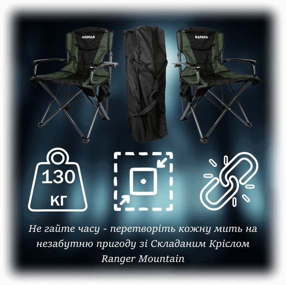 Крісло складане Ranger Mountain (Арт. RA 2239) | Зображення 1