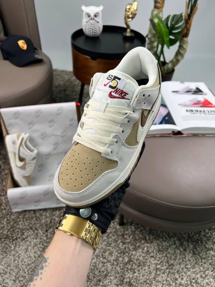 Кросівки SB Dunk Low SE “85 Double Swoosh Light Grey Sand , В'єтнам 40 25.5 | Зображення 6