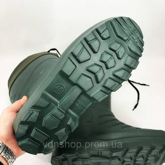 Активные мужские сапоги для охоты 44р, Прочные резиновые сапоги для мужчин Рабочая обувь мужчин BR-25 | Зображення 9