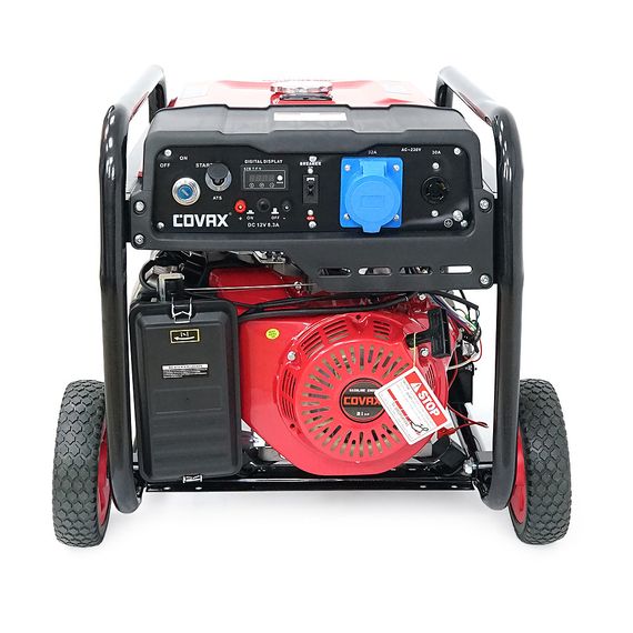 Генератор бензиновий COVAX XL20500CV-E2, 9.5kW, однофазний 220V, 50Hz, DC12V | Зображення 2