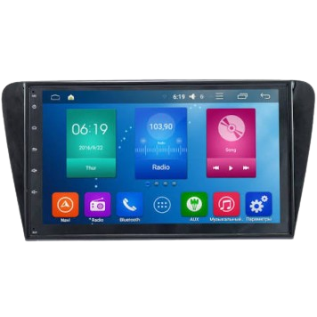 Автомагнитола штатная Skoda Octavia 2014 10" Android 10.1 4/32 черный (Skoda Octavia 2014_9600) | Зображення 2