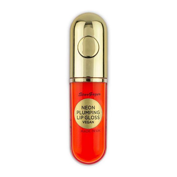 Неоновий блиск для губ Помаранчевий NEON PLUMPING LIP GLOSS Orange Stargazer