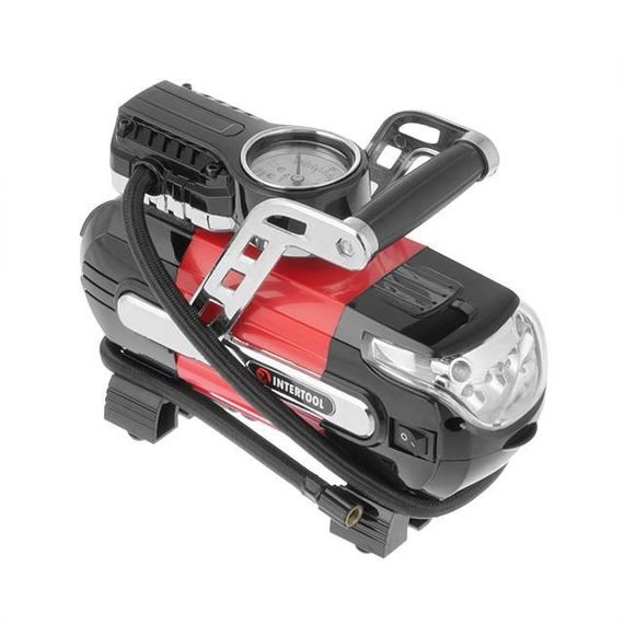 Компресор автомобільний 12 В. Один циліндр 30 мм INTERTOOL AC-00021 | Зображення 1