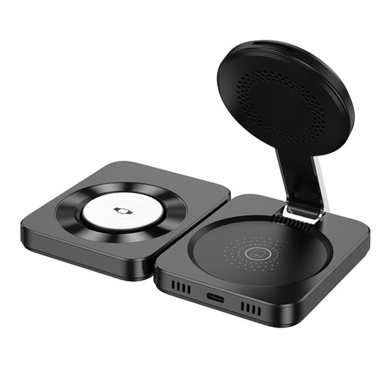 Бездротовий Зарядний пристрій Hoco CQ11 3-in-1 Magnetic Wireless 15W | Зображення 3