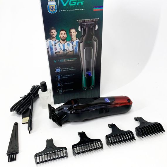 Беспроводные машинки для стрижки легкие VGR V-998, Машинка для стрижки волос с регулируемой длиной PR-75 | Зображення 8