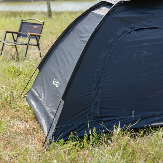 Намет двомісний 200×150×120 см кемпінговий туристичний для риболовлі LU-025B Чорний | Зображення 6