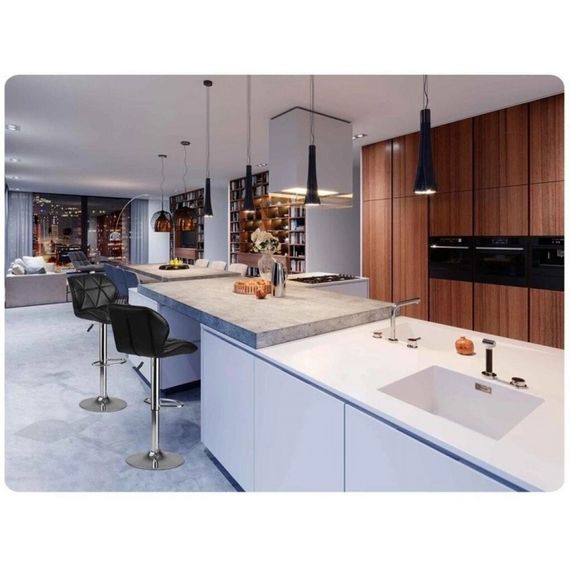 Барний стілець зі спинкою Bonro Бонро BN-087 чорний (42400438) | Зображення 9