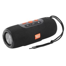 Портативная Bluetooth колонка TG341 со шнурком. Цвет: черный