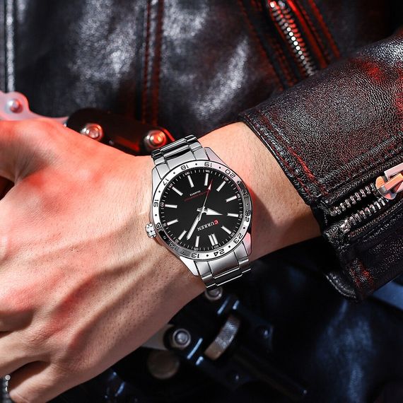 Curren 8452 Silver-Black | Зображення 2