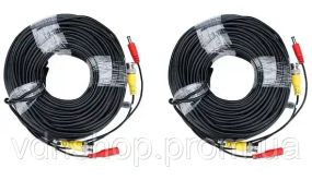 Патчкорд BNC-DC 20 м / Кабель для камер видеонаблюдения