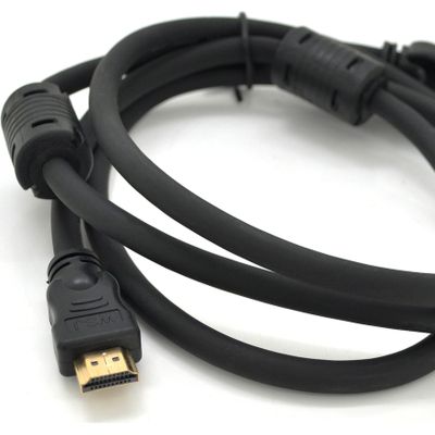 Кабель мультимедийный HDMI M to HDMI M 15.0m V1.4 4K black Ritar (HDMI(M)/(M)V1.4-15m-348P) | Зображення 1