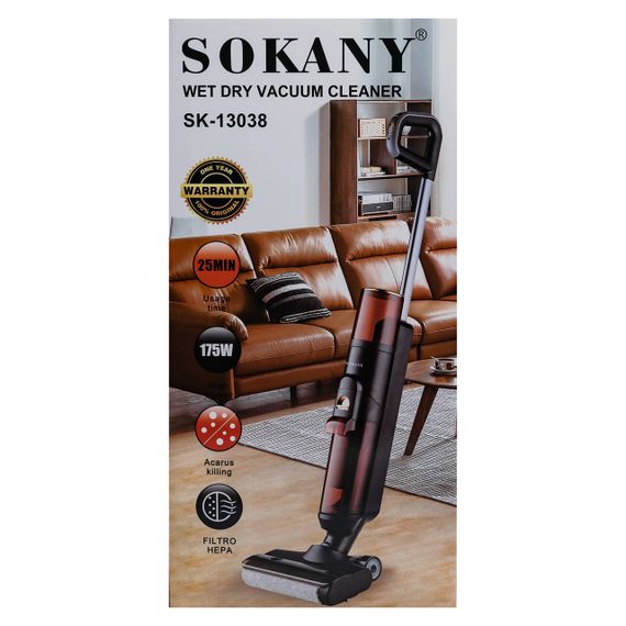 Вертикальный моющий пылесос швабра Sokany беспроводной SK-13038 | Зображення 9