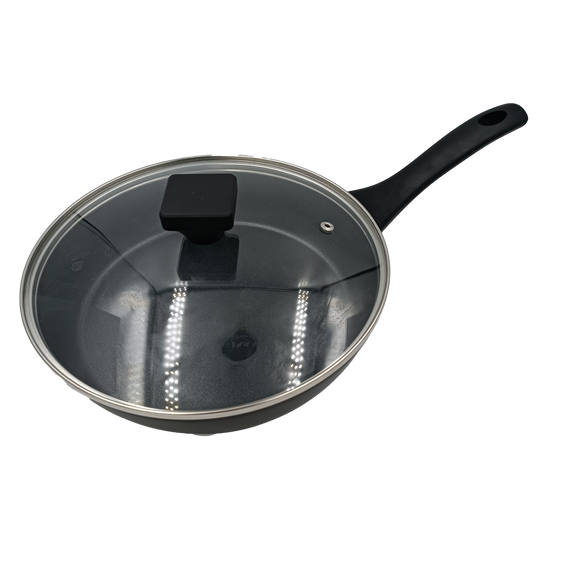 Сковорода PR-2341-24 с крышкой Tiger 24см. 24x5.3см PEPPER | Зображення 1