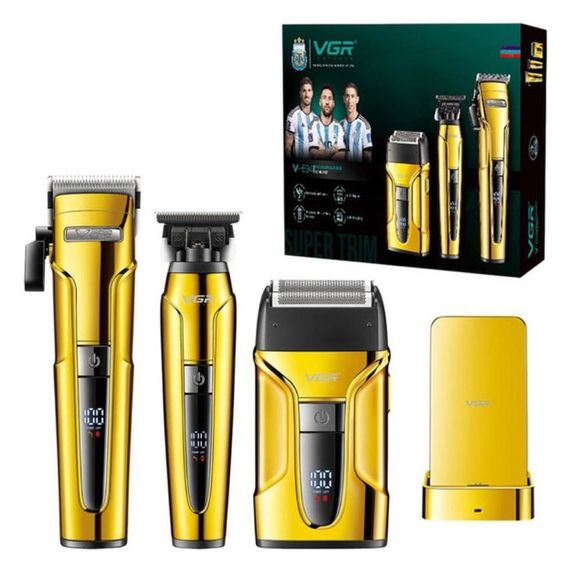 Машинка для стрижки на акумуляторі VGR, Акумуляторний універсальний тример для стрижки NQ-61 | Зображення 5
