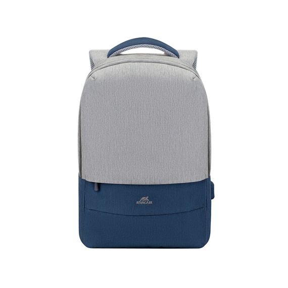 Рюкзак городской Rivacase 7562 Grey/Dark Blue 12х30.5х46 см серый с темно-синим | Зображення 1