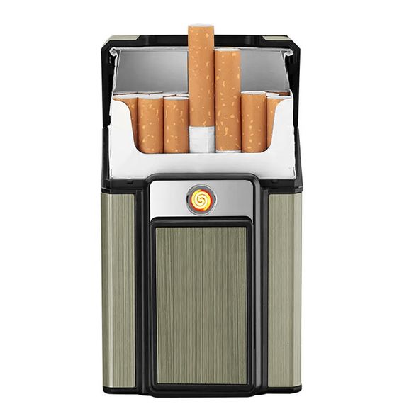 Футляр Кейс С ЮСБ Зажигалкой Под Пачку "Focus" | Зображення 1