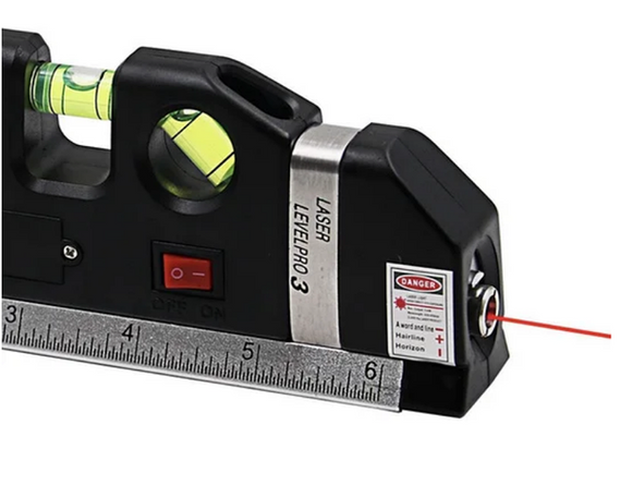 Лазерный уровень нивелир Fxit Laser Level Pro 3 + рулетка + уровень