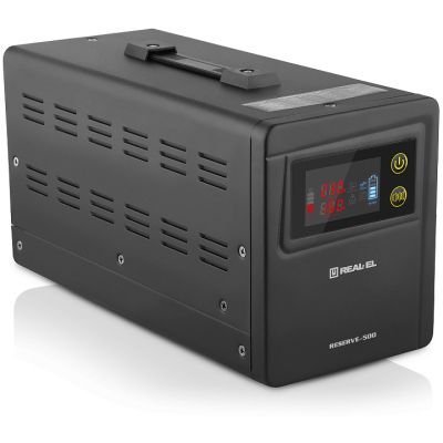 Пристрій безперебійного живлення REAL-EL RESERVE-500 (EL122100003) (EL122100003) | Зображення 4