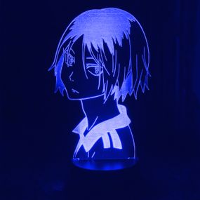 Акриловый светильник-ночник Кэнма Козумэ (Kozume Kenma) синий tty-n000522