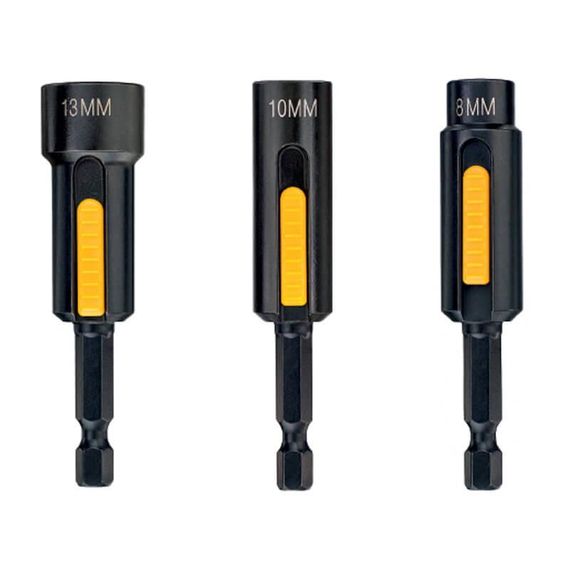 Набір головок торцевих магнітних 8,10,13 EXTREME IMPACT DeWALT DT7460