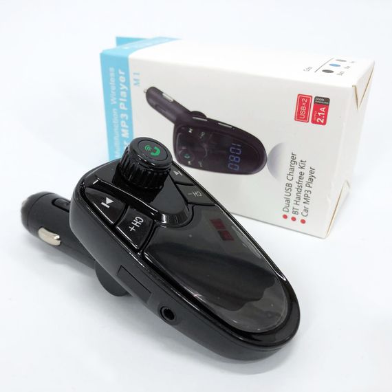 Трансмітер M1, Трансмітер для музики в машину передавач для музики в машину, Якісний фм модулятор | Зображення 1