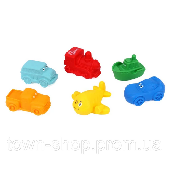 Игрушка "Набор для ванной ТехноК", арт.8973TXK, 6 шт.
