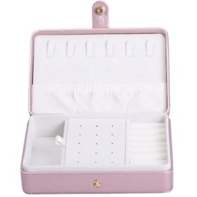 Скринька для прикрас з еко шкіри 16×11×4.7 см органайзер для ювелірних виробів HP-5-30PP