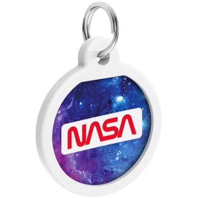 Адресник для животных WAUDOG Smart ID с QR паспортом "NASA21", круг 25 мм (0625-0148) | Зображення 3