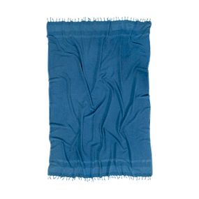 Плед Barine 9190 Туреччина 140*170 см  Бавовна Синій