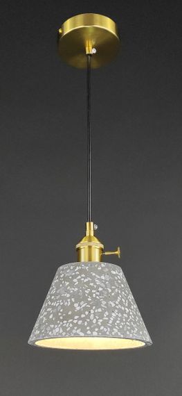 Люстра підвісна на 1 лампочку 27692 Латунь 25-180х16х16 см. | Зображення 3