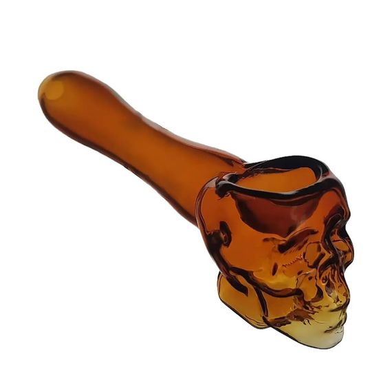 Скляна Трубка Череп Skull Smoking Pipe | Зображення 3