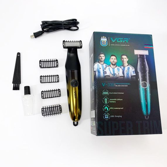 Бритва-триммер для стрижки бороди та вусів VGR V-339 GOLD | Зображення 8