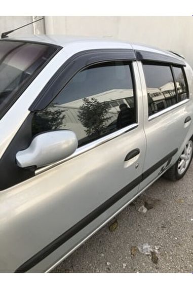 Зовнішня окантовка стекол (HB, 4 шт, нерж) для Renault Clio II 1998-2005 рр | Зображення 1