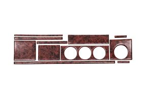 Декоративна накладка на панель Титан для Audi 80/90 1987-1996 рр.