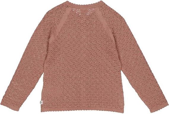 Дитячий кардиган для дівчинки Green Cotton 98 см Кавовий (25111278) | Зображення 1