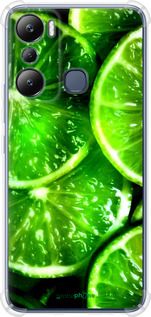 Чохол на Infinix Hot 20i Зелені часточки лимона "852sp-2964-2448"