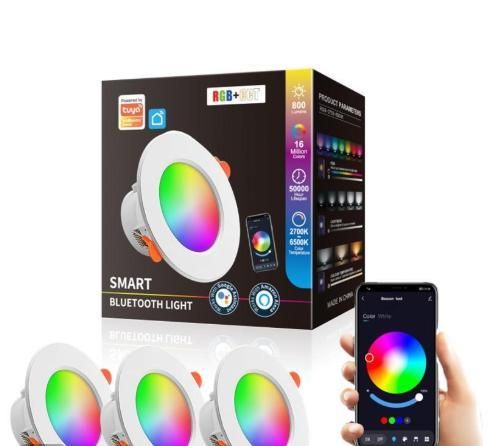 Светильник умный Tuya Smart LED WiFi встраиваемый 2700-6500 K 10W