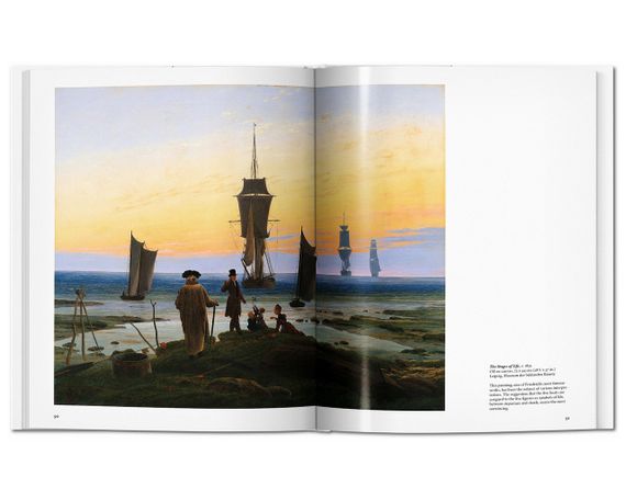 Книги с картинами художников Каспар Давид Фридрих Friedrich. Norbert Wolf, Taschen книга об искусстве живописи | Зображення 1