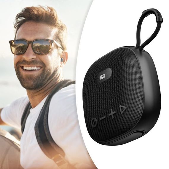 Колонка-Bluetooth с наушниками TG813. Цвет: черный | Зображення 2