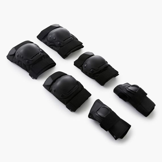Комплект захисту Fit500 для катання на роликах для дорослих чорний - XL | Зображення 4