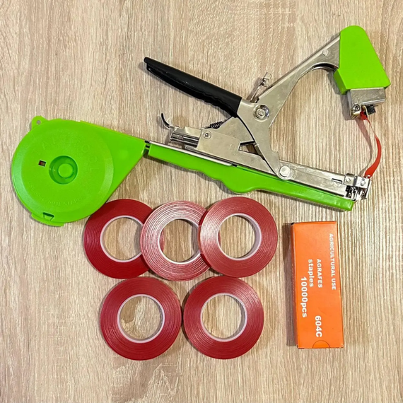 Тапенер для підв'язування рослин TAPETOOL. Степлер садовий для підв'язки рослин та кущів   знижка | Зображення 8