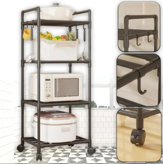 Полиця етажерка TVT-03 4 ярусів | Зображення 1