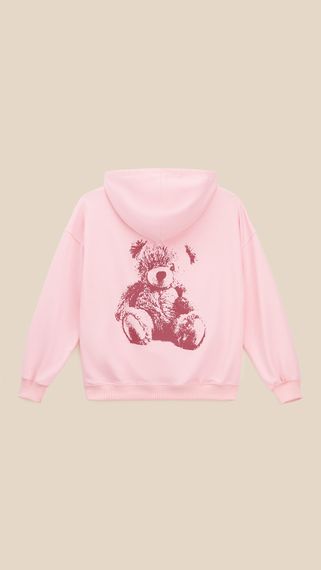 Худі з принтом для дівчинки LAWA P-GB02344 158 см Рожевий shop (2000999558887) | Зображення 3