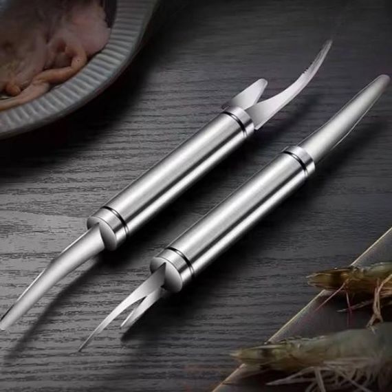 Нож для чистки креветок и рыбы