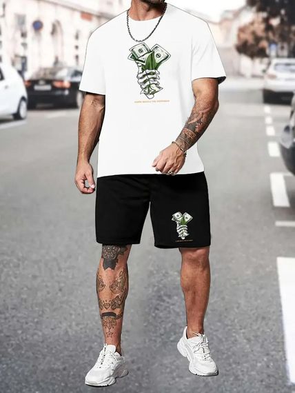 Комплект футболка та шорти ДТФ