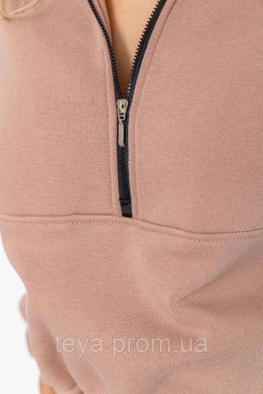 Спортивный костюм женский на флисе, цвет бежевый, размер XXL-XXXL FA_008167 | Зображення 4