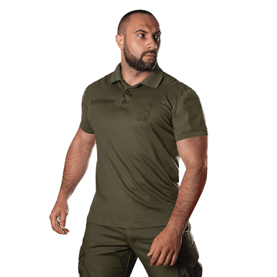Поло Army ID 2.0 CoolPass Pique LT Олива (8082), L